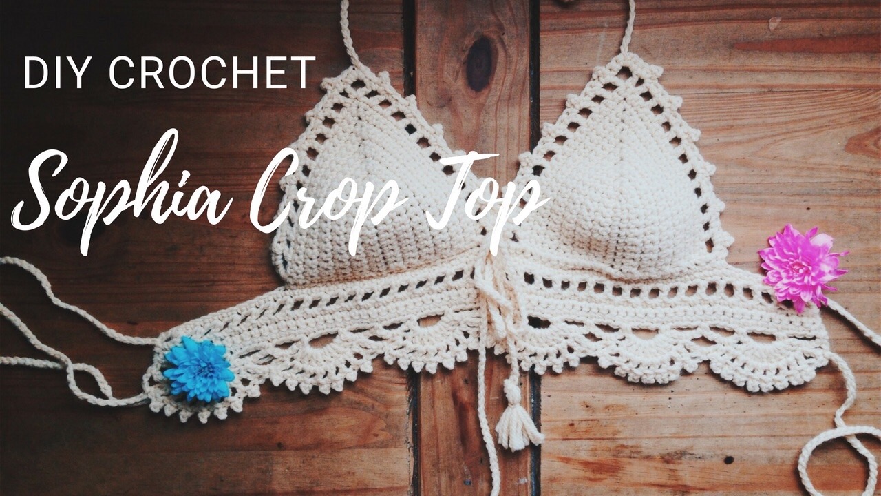 DIY Crochet Lace Halter Top Tutorial // How To Crochet A Halter Top 