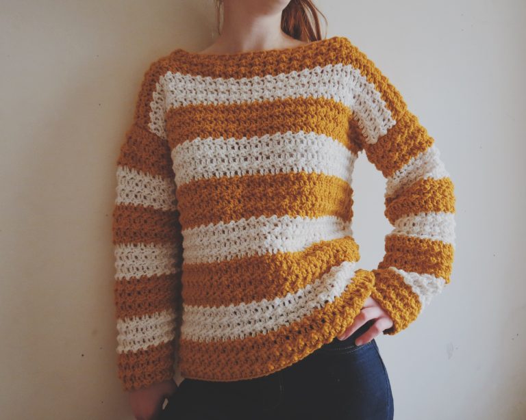 Crochet Fall Sweater - Crochet with Carrie