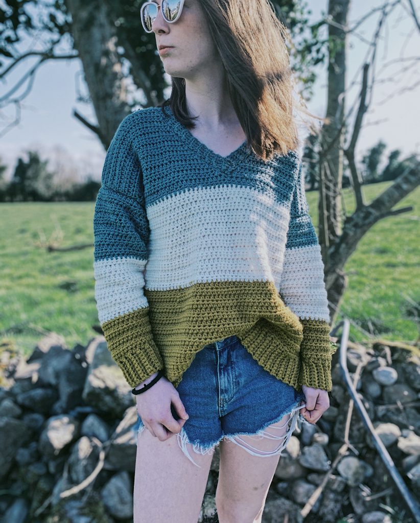 Plus Size Crochet Patterns - Crisscross Sweater Jacket Crochet Pattern