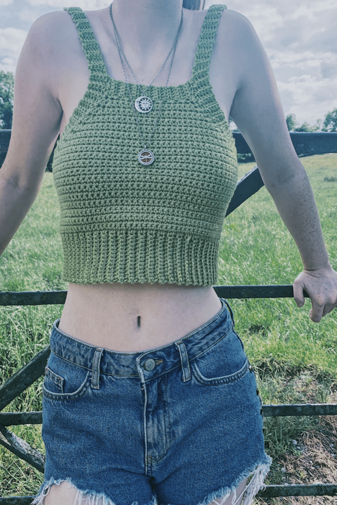 crochet summer crop tops
