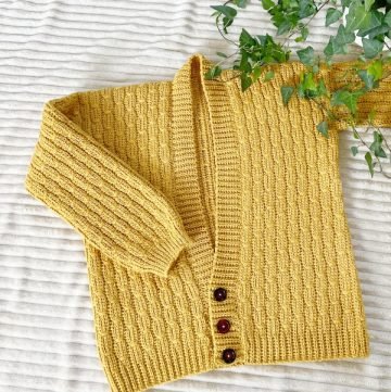 free crochet cable cardigan pattern