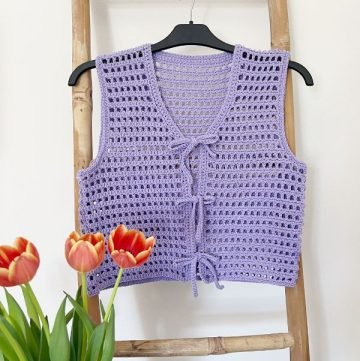 free crochet vest top pattern