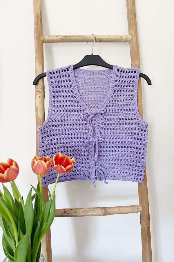 free crochet vest top pattern